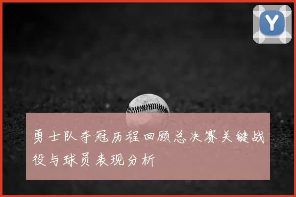 勇士队夺冠历程回顾总决赛关键战役与球员表现分析