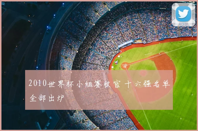 2010世界杯小组赛收官 十六强名单全部出炉